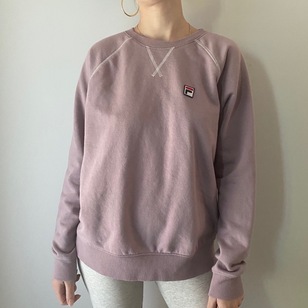 🌟SOLD🌟 Light Purple FILA Sweatshirt